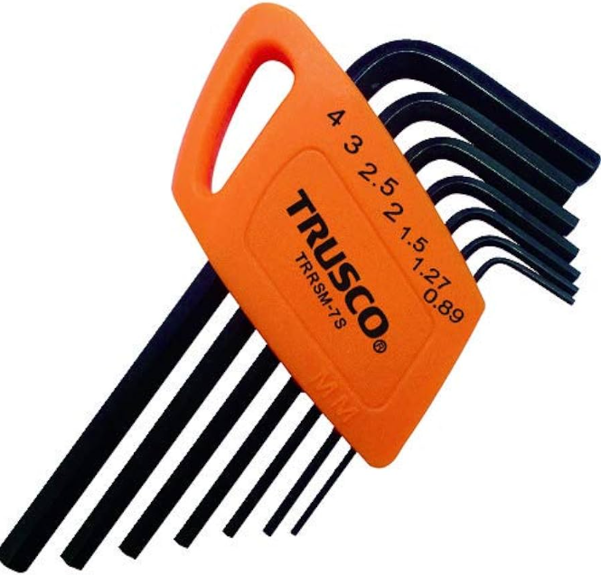 日本TRUSCO NAKAYAMA迷你六角扳手TRRSM-7S：手动工具的精品